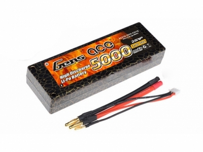 Аккумулятор Gens Ace Li-Po battery 7.4V 5000 mAh 2S1P 50C Hard Case (AE-5000-2S-50H)