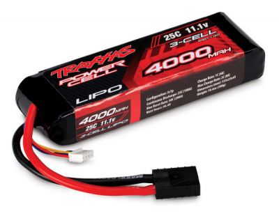 Аккумулятор Traxxas Li-Po Battery 11.1V 4000mAh 3S1P 25C Hard Case (TRX2849)