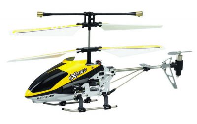 Вертолет Микроша Exceed 3CH IR с гироскопом (Metal RTF Version) 777-163 Yellow Желтый
