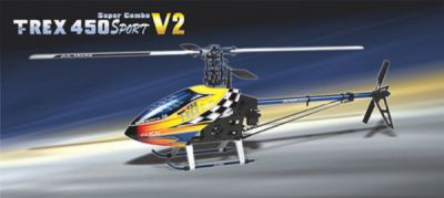 Вертолет Align T-REX 450 Sport V2 Super Combo 3D RC (KIT Version) KX015081A