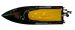 Катер Joysway Magic Vee MK2 EP 270 мм 2.4GHz (RTR Version) Желтый JW8106