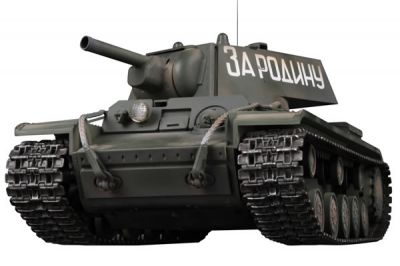 Танк VSTANK PRO Soviet Red Army KV-1 1:24 IR (Khaki RTR Version) A03102627 хаки