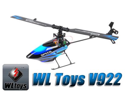 Вертолет WLToys V922 Micro 3D Helicopter 2.4GHz RTF Синий