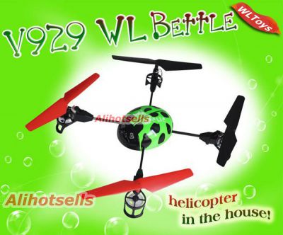 Квадрокоптер WLtoys V929 Ladybird Beetle UFO (Green) Зелёный