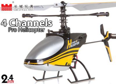 Вертолёт Great Wall Toys Xieda 9958 2.4G 4CH RTF Жёлто-чёрный