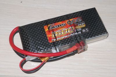 Аккумулятор Gens Ace Li-Po battery 11.1V 1600 mAh 3S1P 20C Soft Case (ACE-1600-3S-20S)