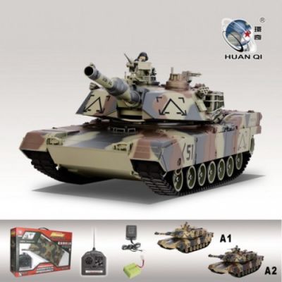 Танк Huan Qi M1A2 Abrams 1:24 Airsoft (Camouflage A1 RTR version) 781-10 Камуфляж A1