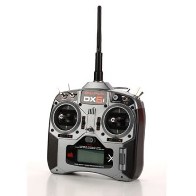 Комплект радиоаппаратуры Spektrum DX6i Full Range DSMX 6CH с приемником AR6210 (MODE2, меняется на MODE1) SPM6610