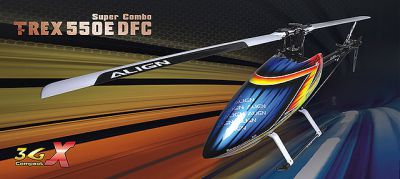 Вертолет Align T-REX 550E DFC Super Combo RC (KIT Version) RH55E01XW (RH55E01XT)