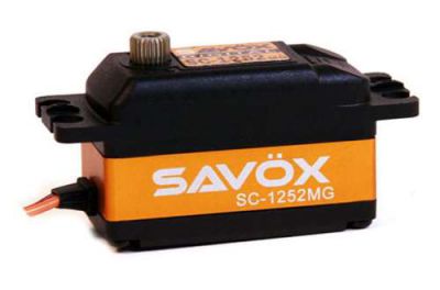 Сервопривод Savox цифровой 4,5-7 кг/см 4,8-6 В 0,08-0,07 сек/60° 44,5 г (SC-1252MG)