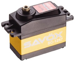 Сервопривод Savox цифровой 8-10 кг/см 4,8-6 В 0,09-0,07 сек/60° 52,4 г (SC-1257TG)